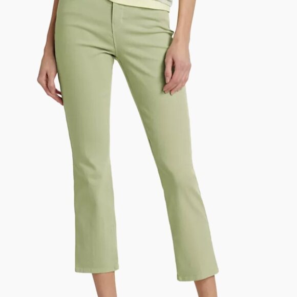 L'AGENCE Alexia High Rise Cropped Cigarette Bright Blue Jeans NWT Size 28 New - Picture 4 of 11